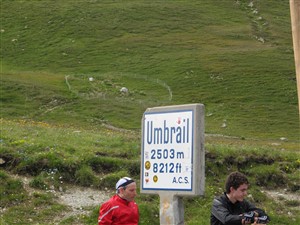 Umbrailpass Grenze Italien Schweiz